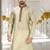 Sea green dupion art silk  kurta with patten work&hand work