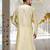 Sea green dupion art silk  kurta with patten work&hand work