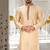 Fawn dupion art silk  kurta with patten work&hand work