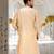 Fawn dupion art silk  kurta with patten work&hand work