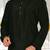 Black dupion art silk  kurta with plain kurta