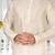 Off white dupion art silk  kurta with computerised embroidery machine work churidar