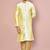 Fawn dupion art silk kurta with computerised embroidery machine work churidar