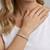 925 Sterling Silver CZ Bangle Bracelet for Women | Cubic Zirconia Diamond Accent Bracelet