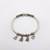 925 Sterling Silver Charm Bangle Bracelet for Women | Hanging Charm Silver Bracelet Jewelry