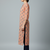 Peach printed cotton kurti