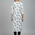 White printed cotton kurti