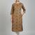 Brown printed cotton kurti