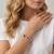 925 Sterling Silver Heart & Princess Cut CZ Bracelet for Women | Red Cubic Zirconia Tennis Bracelet Jewelry