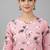 Blue printed cotton kurti