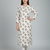 White printed cotton kurti