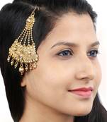 Dazzling gold side tikka