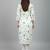 White printed cotton kurti
