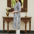 Grey printed cotton kurti
