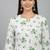 White printed cotton kurti