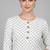 White printed cotton kurti