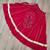 NAVRATRI WAER PINK COLOR ROMAN WITH GOTTA PATTI LACE LEHENGA TOP FULL STITCHED.