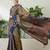 Blue color readymade handloom silk saree with unstitched designer blouse