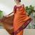 Red color readymade handloom silk  saree with unstitched designer blouse