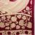 Maroon color ready pleated semi modal saree with unstitched designer blouse