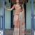 Peach colour ready to wear saree with unstitched bloure