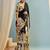 Black color trendy pre-stitched semi modal saree with unstitched designer blouse