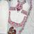 Off white colour heavy georgette embroidered farshi suit set with dupatta