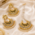 Traditional Pearl Kundan Dangler Set