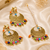 Ethnic Charm Gold Finish Chandbali Tikka Set