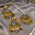 Ethnic Charm Gold Finish Chandbali Tikka Set
