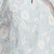 Women's linen sky blue embroidered short kurta with pant