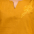 Women's cotton linen yellow embroidered short kurta with pant
