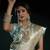 Sky blue banarasi silk saree with zari weaving saree
