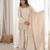Roman silk embroidery sequins work cream readymade salwar suit
