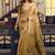 Cream kolkata cotton saree with litchi work & fancy tassels