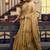 Cream kolkata cotton saree with litchi work & fancy tassels