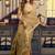 Cream kolkata cotton saree with litchi work & fancy tassels