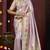 Lavender silk blend embroidered silk blend Saree with blouse 