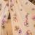 Cream purple linen printed linen saree