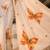 Cream linen printed linen saree