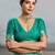 Green colour silk blend saree with silver zari weaving border