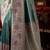 Sky blue pink silk blend embroidered heavy work Saree with blouse 
