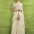 Off-white linen beautiful tussle on pallu casual wear saree