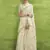 Off-white linen beautiful tussle on pallu casual wear saree
