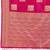 Magenta colour silk blend saree with silver zari weaving border