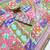 Multicolor mall cotton digital print saree with unstitched blouse piece