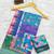 Multicolor mall cotton digital print saree with unstitched blouse piece