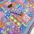 Multicolor mall cotton digital print saree with unstitched blouse piece