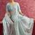 Sky blue galaxy heavy designer sequins  & cut work border saree