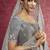 Gray siya silk heavy designer sequins  & cut work border saree